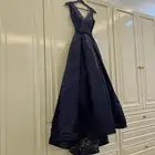 فستان كحلي أنيق وطويل