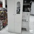 دولاب ملابس خشبي بابين جديد