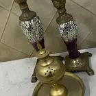شمعدان ومبخره نحاس