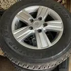 للبيع طقم كفرات دنلوب وجنوط مقاس 18 اصليات