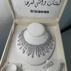 عقد كرستال بملحقاته   سلسل   اسواره   حلق   خاتم والبوكس500
