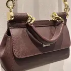 شنطة عنابية دولتشي اند قابانا سيسلي (حجم ميني)