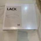 رف جداري صغير من ايكيا لون ابيض