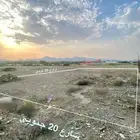 أرض مميزه للبيع رجال المع بني زيد واجهتين