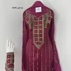 مخاوير ساده حرير مقلم بالطرحه