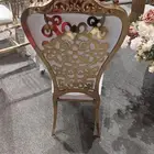 كرسي ستيل ذهبي للبيع