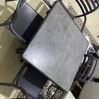 عفش للبيع طاولة مع كراسي ثلاجة صغيرة اسطوانة غاز فيبر