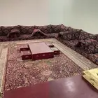 جلسة حديد اربع كراسي هيكل خيمة جلسة عربية مع طاولاتها