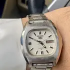 ساعة سيكو 5 تلفزيوني لؤلؤي(SEIKO 5) TV فنتج (تم البيع)