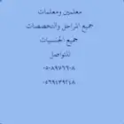 معلمين ومعلمات خصوصي