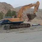 بكلين للايجار تكسير جبل وحفر ارض وهدم مبناء