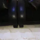 كنب اسود خشب قوي واسفنج مريح