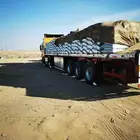 تريله سطحه راس تريله لسحب الغرف