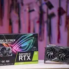 كرت شاشة rtx 2080ti asus rog strix مع مثبت