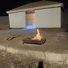 مخيم على هيكل حديد