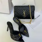 طقم سان لوران هيلز وشنطه