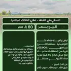 ارض زراعيه الخرج بجوارها عدة مشاريع مساحة 56ألف ثلاث شوارع