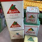 6 علب شاهي قديمه
