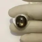 ( مباع ) خاتم زفير أسود فاخر صياغة يدوية مميز