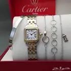 عرض خاص طقم كارتييه نسائي  عروضنا مستمره   جديد الساعات