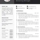 تصميم سيرة ذاتية