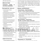 تصميم سيرة ذاتية ( Cv) مطابق لمعايير ATS وصالح للقبول