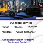 العزم لتأجير المعدات forklift سكين. كرينات .بوكلين .بلدوز