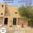 وحدة أرضية للايجار السنوي حي الزراعي أو البشر