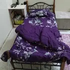 سرير حديد بالمرتبه والفرش والمخده