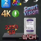 كاميرات مراقبة 8 ميجا بيكسل عدسة سوبر 4K