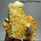 حجر طبيعى نادر ... كريستال ذهبى مع بيريت