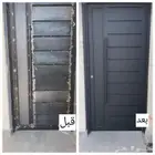 دهنات ابواب حديد معلم ابواب دهنات ناري ابواب حديد معلم بوي