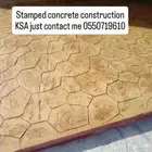 stamped concrete construction KSA