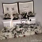 طاوله العروس بتنسق روعه