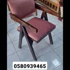 كراسي كوفي وطاولات خشب سويدي