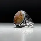 خاتم عقيق يماني بصياغه عارف مصور