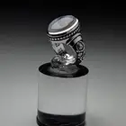 خاتم عقيق يماني شجري صياغه عارف