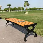 مقعد حديقة بدون مسند ظهر داخلي خارجي مدرسة جيم ملعب صالات