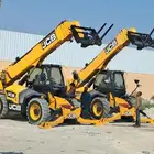 يوجد لدينا رافعات شوكيه وجي سي بي وكرينات للايجار