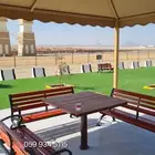 كرسي خشبية صلبة مضادة للتآكل والعث للحدائق والجلسات