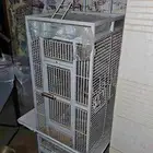 السلام عليكم قفص كبير للطيور الناطقه استعمال بسيط