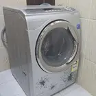 غساله شبه جديده. سعة 12 كيلو. ماركة Drum up