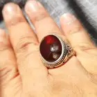 عقيق يماني أصلي كرزي الكرز صياغه عارف فضه لبحرين