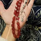 سبح عقيق يمني طبيعي واصلي وعلى الشرط