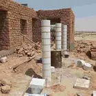 مقاول بناء مجالس تراثيه طين وحجر طبيعي