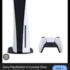 بلايستيشن فايف نسخة الشريط مع تقريبا 10 ألعاب و يد سوني