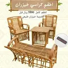 طقم خيزران طبيعي ضد الماء والرطوبة