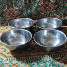 طاسه ستيل صناعة كوريه جديده مخزنه 4 حبات