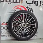 جنوط مرسيدس C200 2024-2025 اصلي وكاله بكفراتها