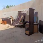 دواليب وسرير وكمدينة وباطرمة وفرشة مستعمل لوجه الله تعالى